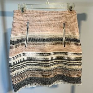 Tweed Pocket Shift Skirt